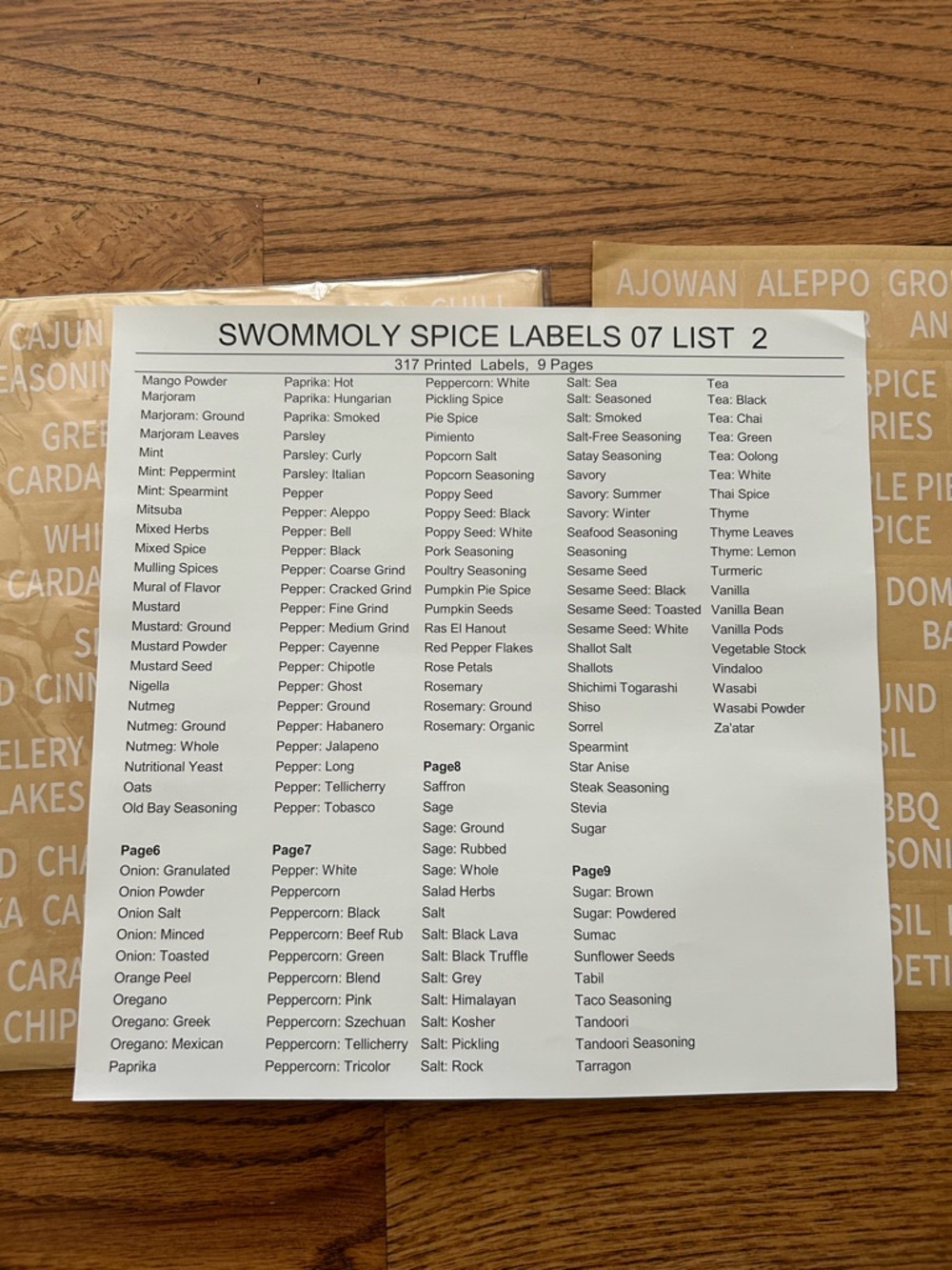 Spice Labels - Picture 3 of 4